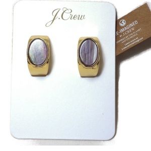 J. Crew gold hoop earrings